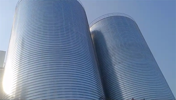 巴林右2座混凝土高架卷板仓